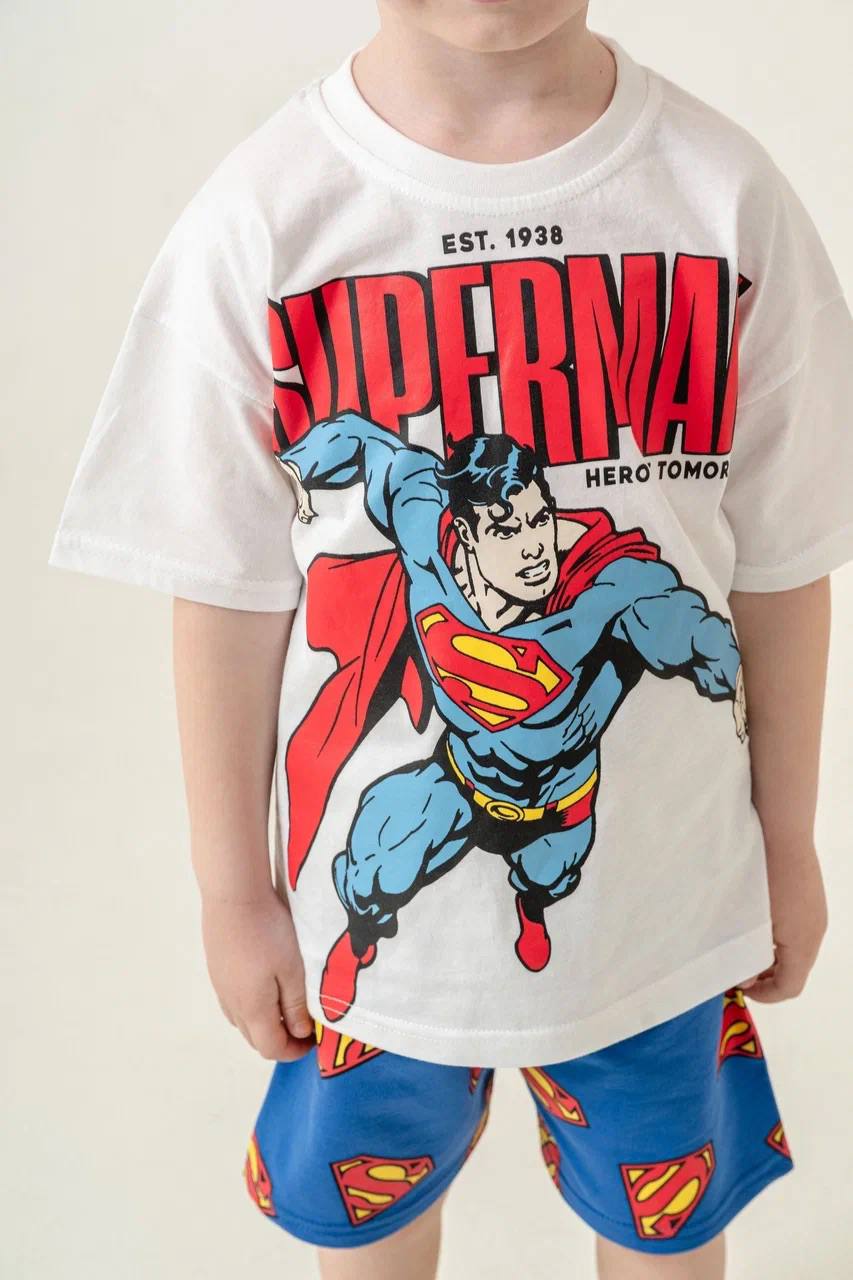Superman Beyaz Takım