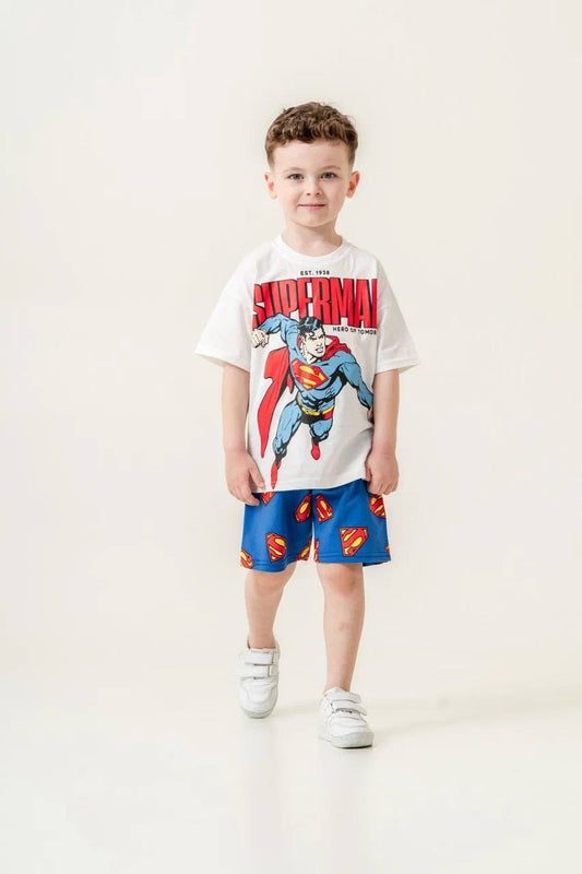 Superman Beyaz Takım